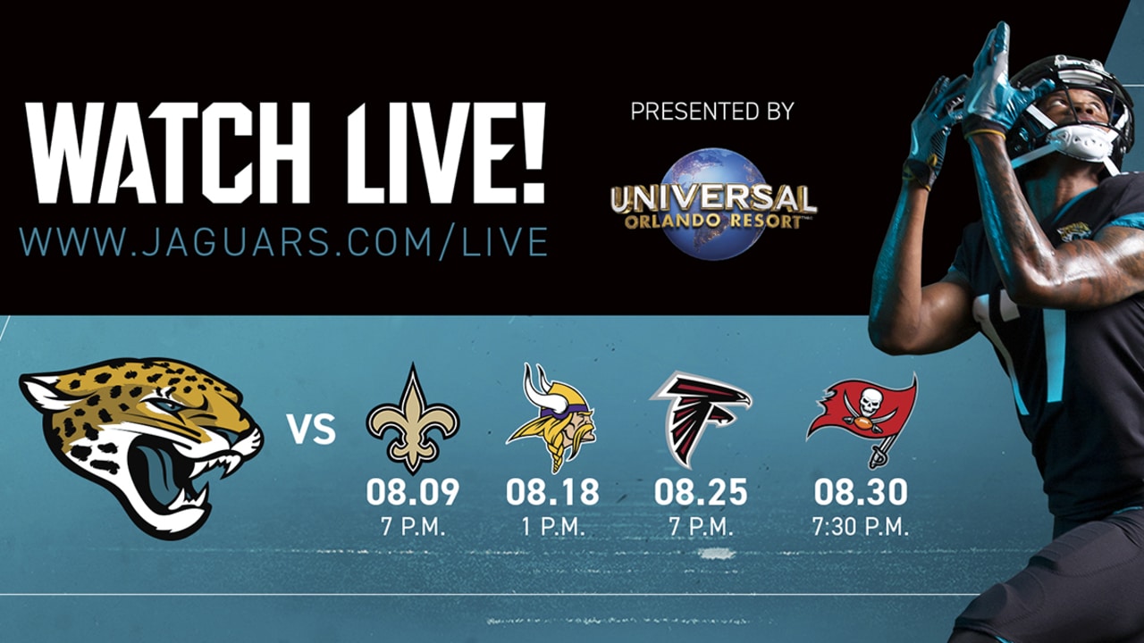 Jaguars announce Preseason Digital Streaming to the UK, Mexico and