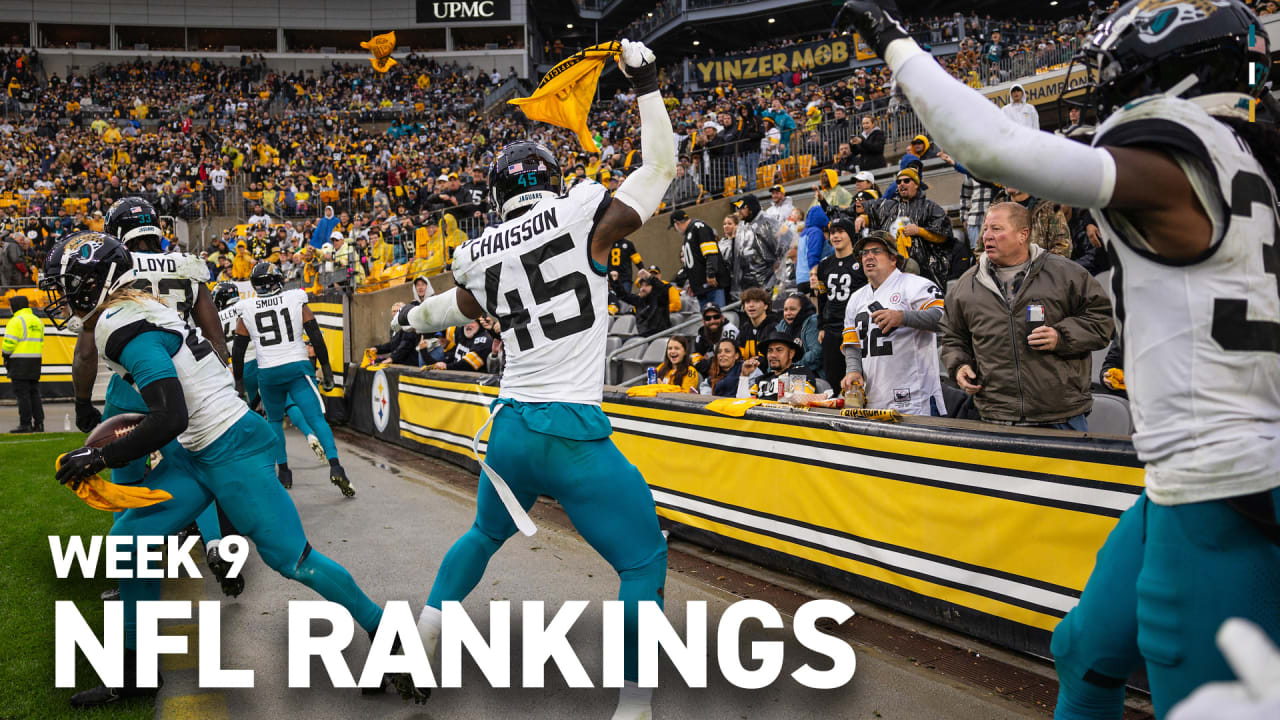 NFL Power Rankings, Week 9 Surging at No. 1 BVM Sports