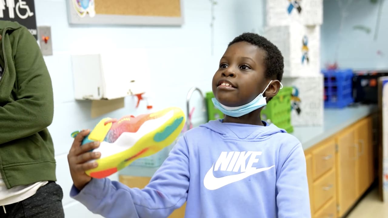 Jaguars QB Trevor Lawrence shows off cleats vs. Rams designed by Long  Branch students