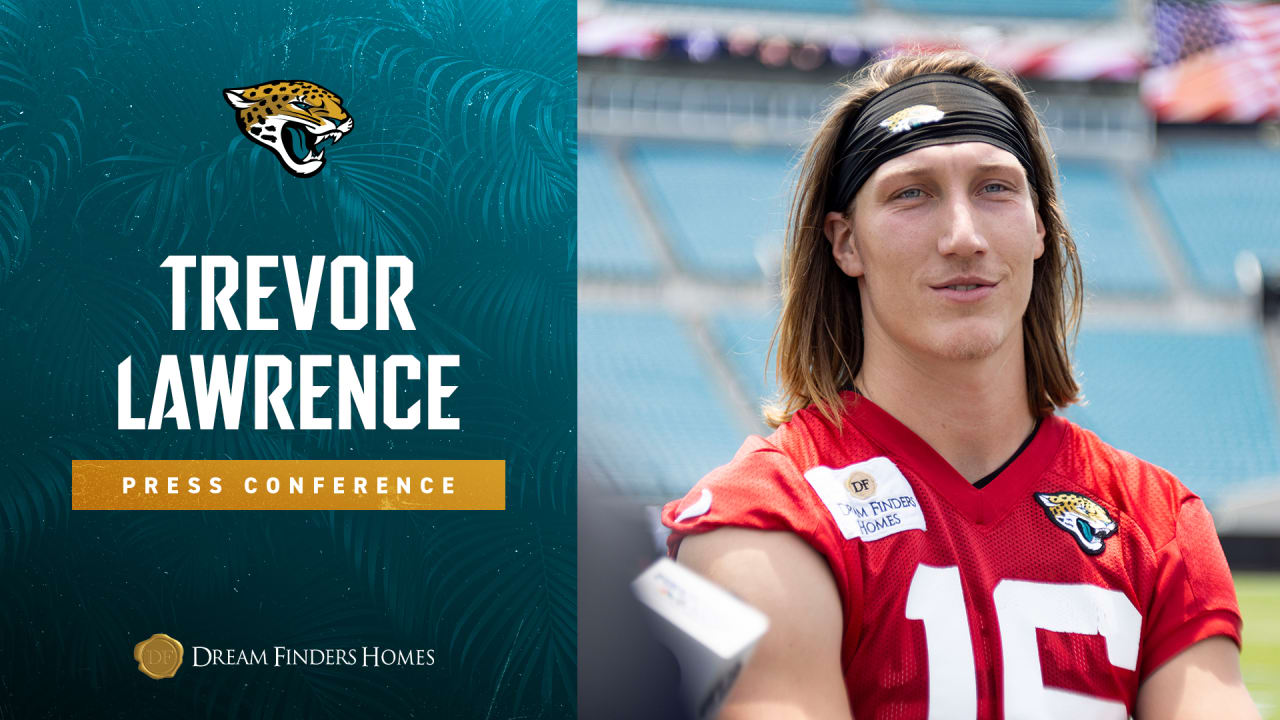 Trevor Lawrence discusses what he's seen from the Jags' TE group