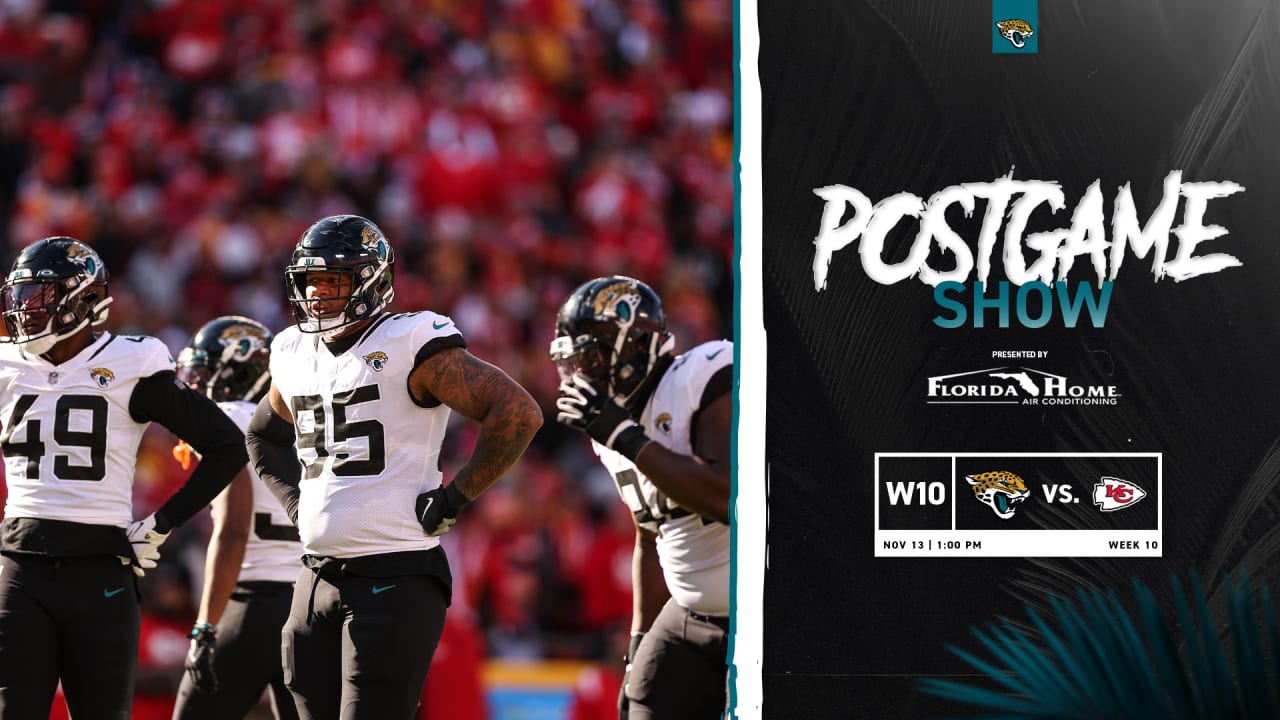 Jacksonville Jaguars (17) vs. Kansas City Chiefs (27) Postgame Show
