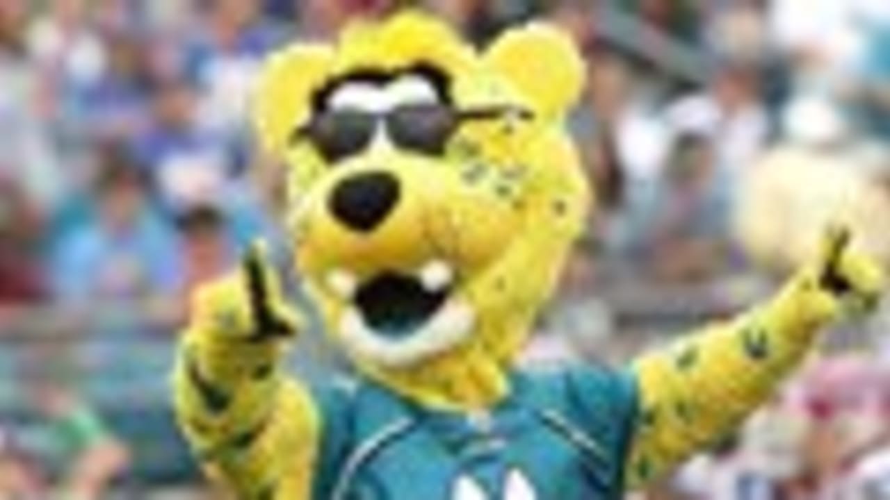 the Jaguars mascot is scarring me for life 