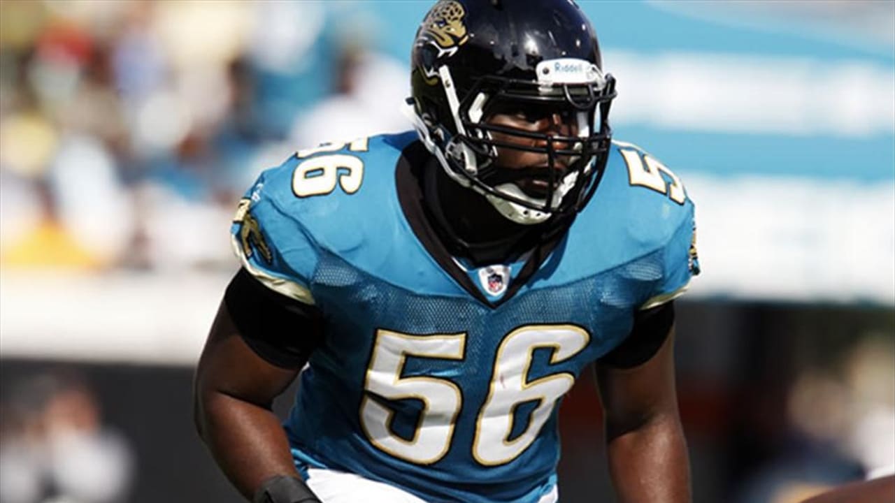 Jacksonville Jaguars linebacker Clint Ingram plays against the