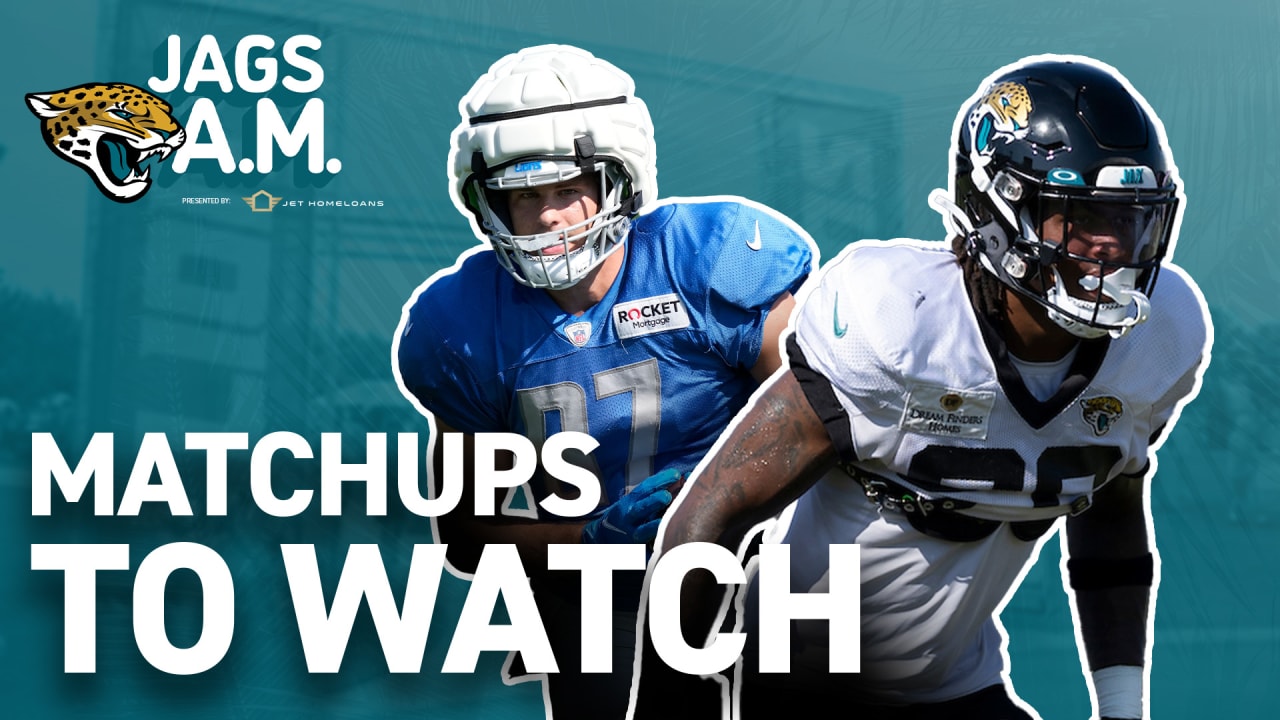 Live From Joint Practice With the Lions Jags A.M. Jacksonville Jaguars