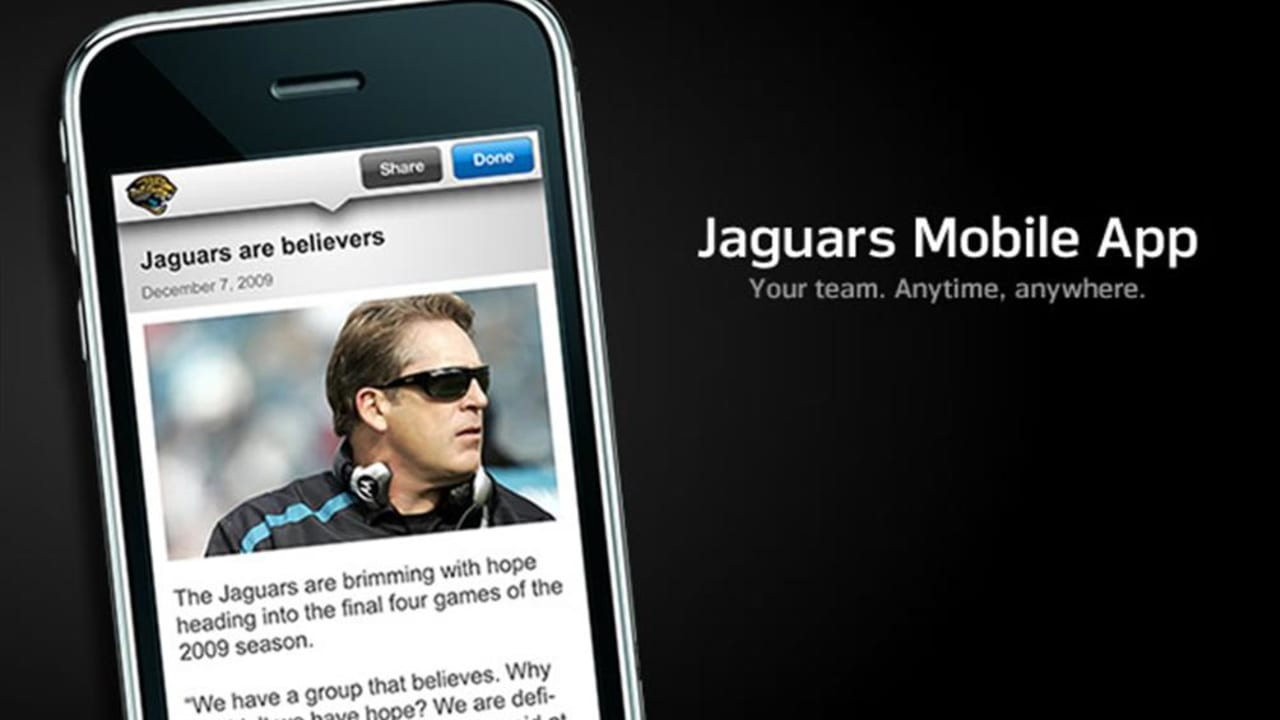 Jacksonville Jaguars: Black and Teal Launches App For iOS and Android