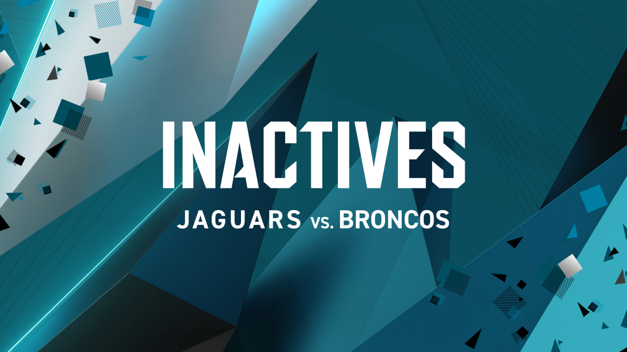 Jacksonville Jaguars at Denver Broncos inactives: No Jalen Ramsey