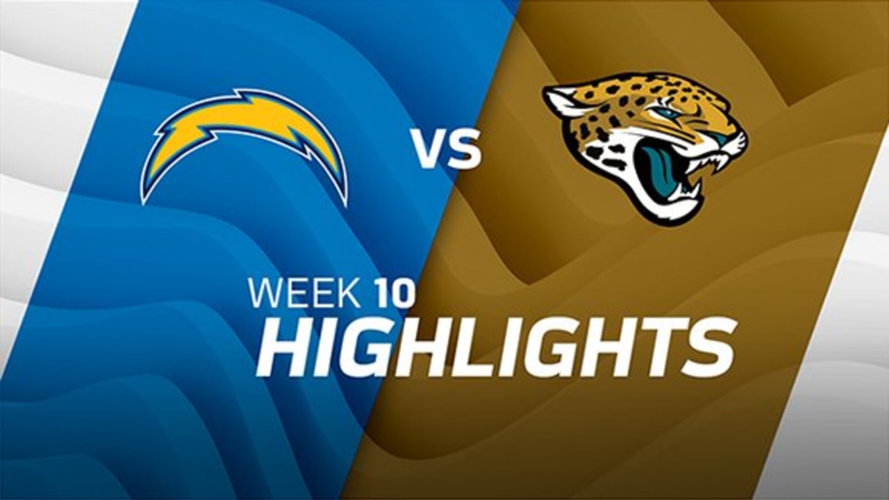 Los Angeles Chargers vs. Jacksonville Jaguars highlights Week 10