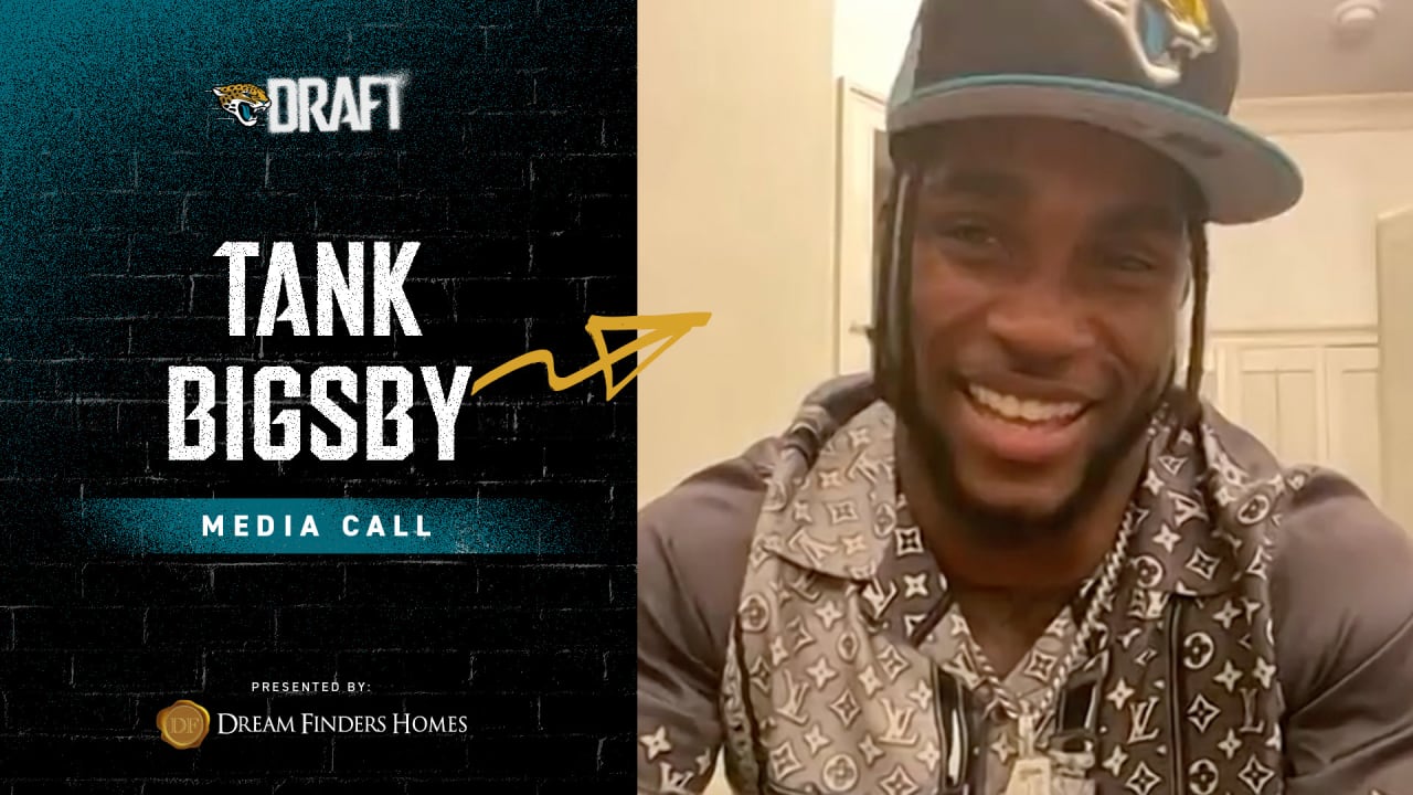 Tank Bigsby | Media Call | Round 3 Pick 88 | 2023 NFL Draft