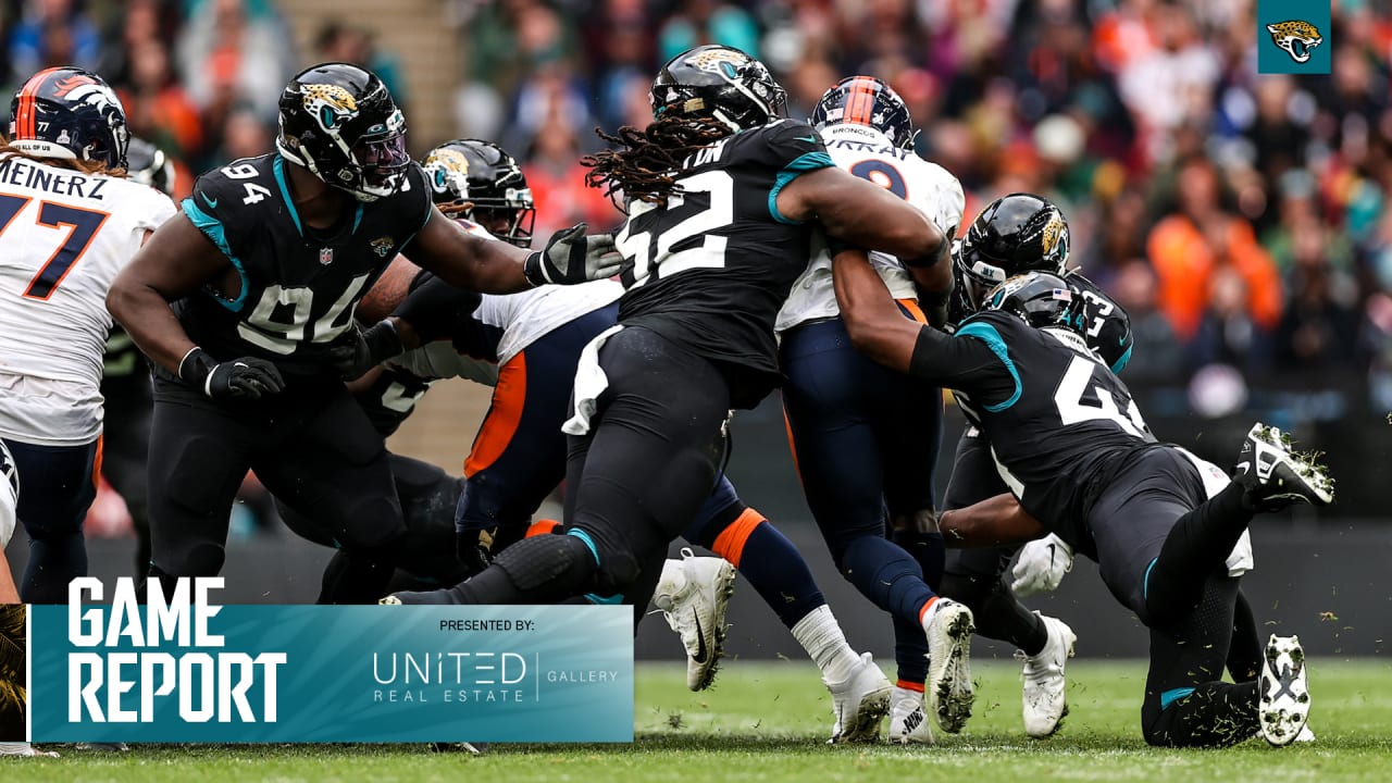 Denver Broncos defeat Jacksonville Jaguars 21-17 in London Week 8 game -  Big Cat Country