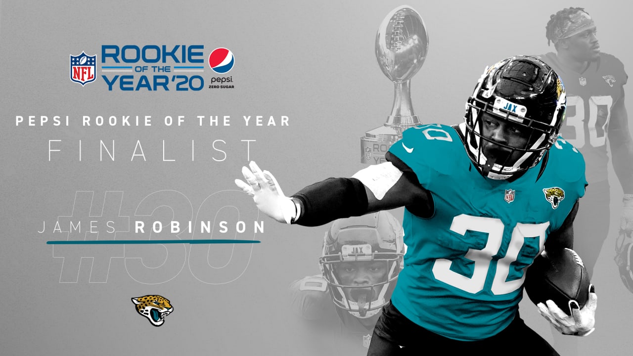 NFL Announces James Robinson as a Finalist for the 2020 Pepsi Zero