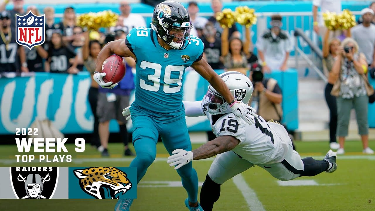 Highlights Jaguars' top plays vs. Raiders Week 9 Jacksonville Jaguars