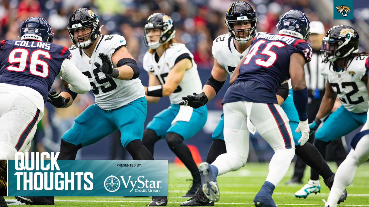 Quick thoughts: Jaguars 31, Texans 3