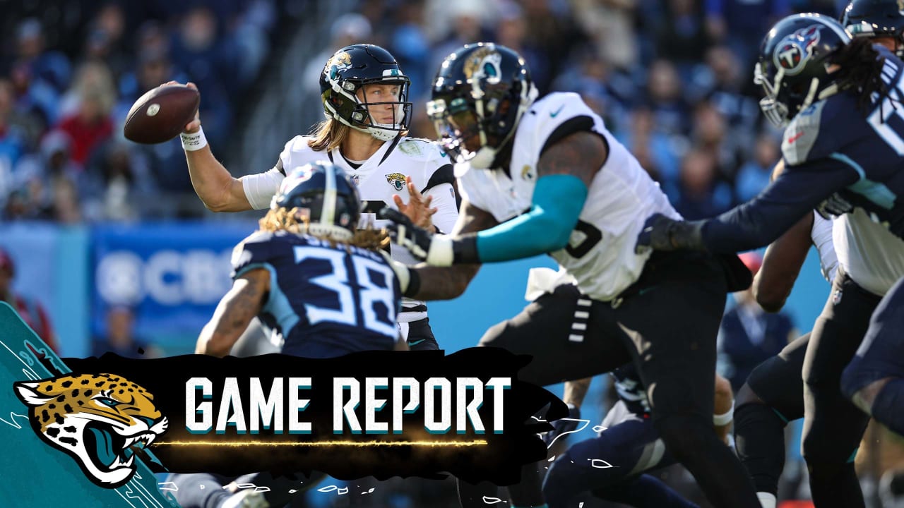 Game report: Jaguars 20, Titans 16