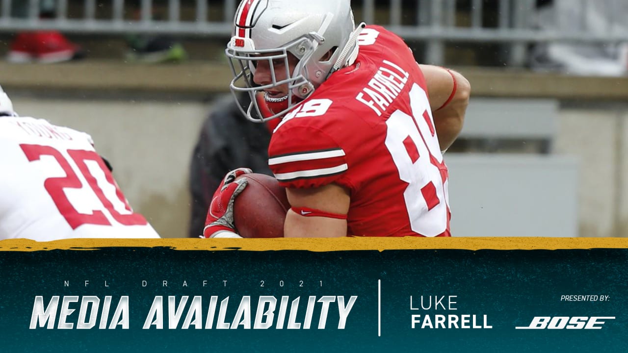 September 12, 2021: Jacksonville Jaguars tight end Luke Farrell (89) warms  up prior to an NFL football game between the Jacksonville Jaguars and the  Houston Texans at NRG Stadium in Houston, TX.