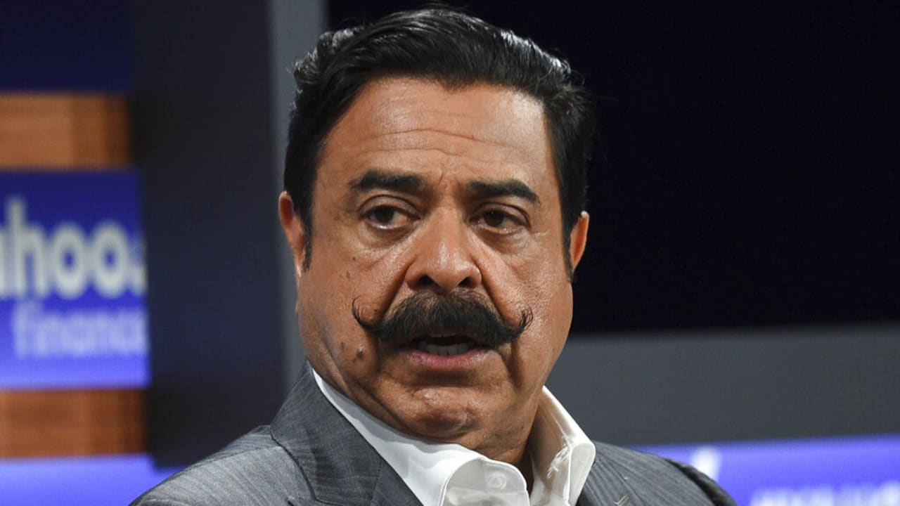 Jacksonville Jaguars owner Shad Khan participates in the Yahoo