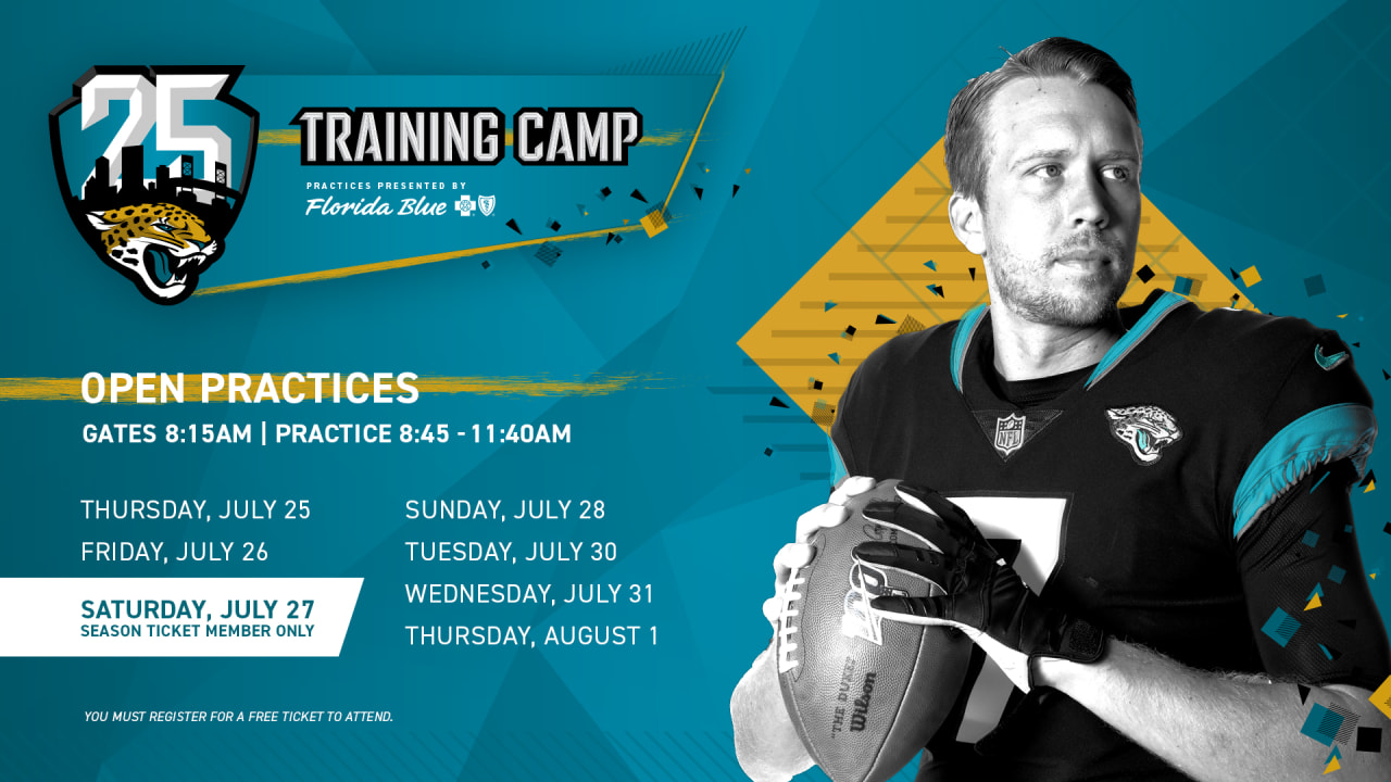 Jacksonville Jaguars release Training Camp dates