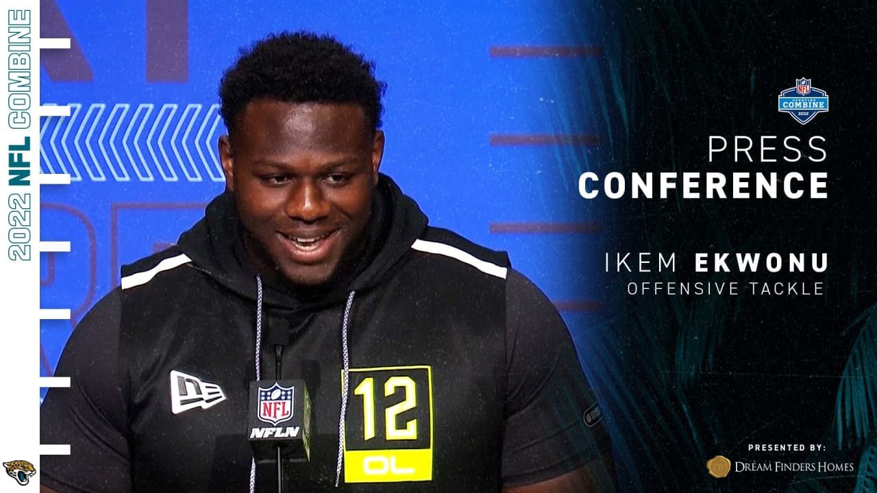 Jaguars show interest in N.C. State OT Ikem Ekwonu at NFL Combine