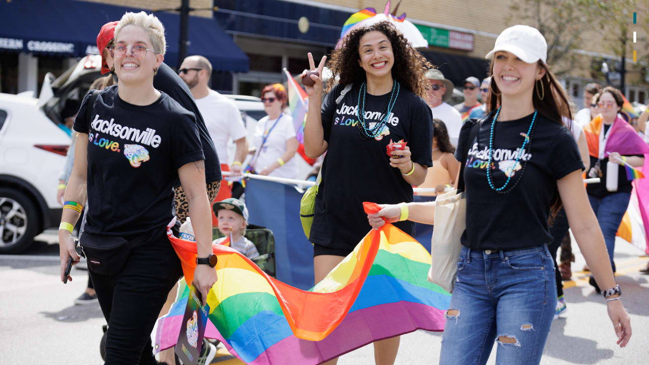 PHOTOS Jaguars Staff Participate in Jax River City Pride Parade