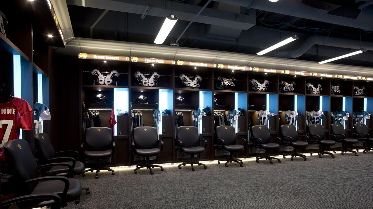 jacksonville jaguars locker room