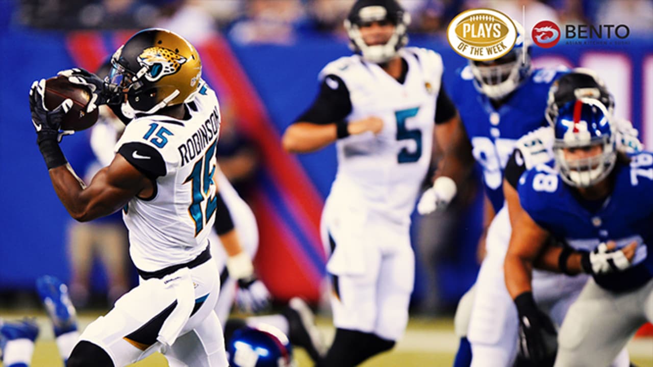 Plays of the Week JaguarsGiants