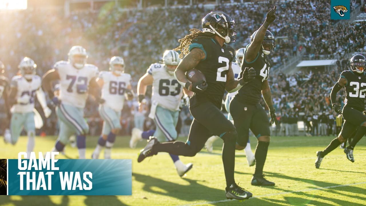 December 18, 2022: Dallas Cowboys quarterback DAK PRESCOTT (4) gets tackled  during the Jacksonville Jaguars vs Dallas Cowboys NFL game at TIAA Bank  Field Stadium in Jacksonville, Fl on December 18, 2022. (