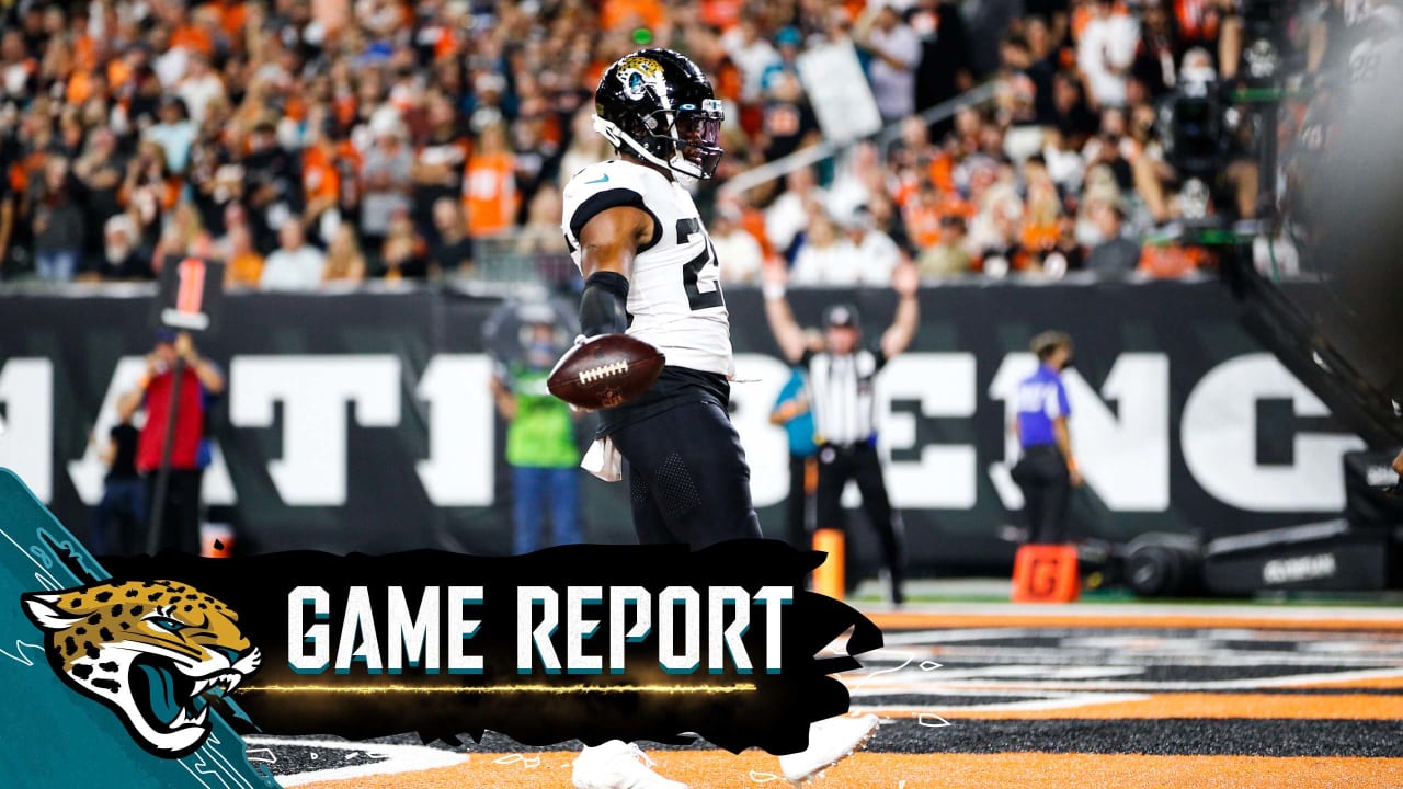 Jacksonville Jaguars 21-24 Cincinnati Bengals summary: score