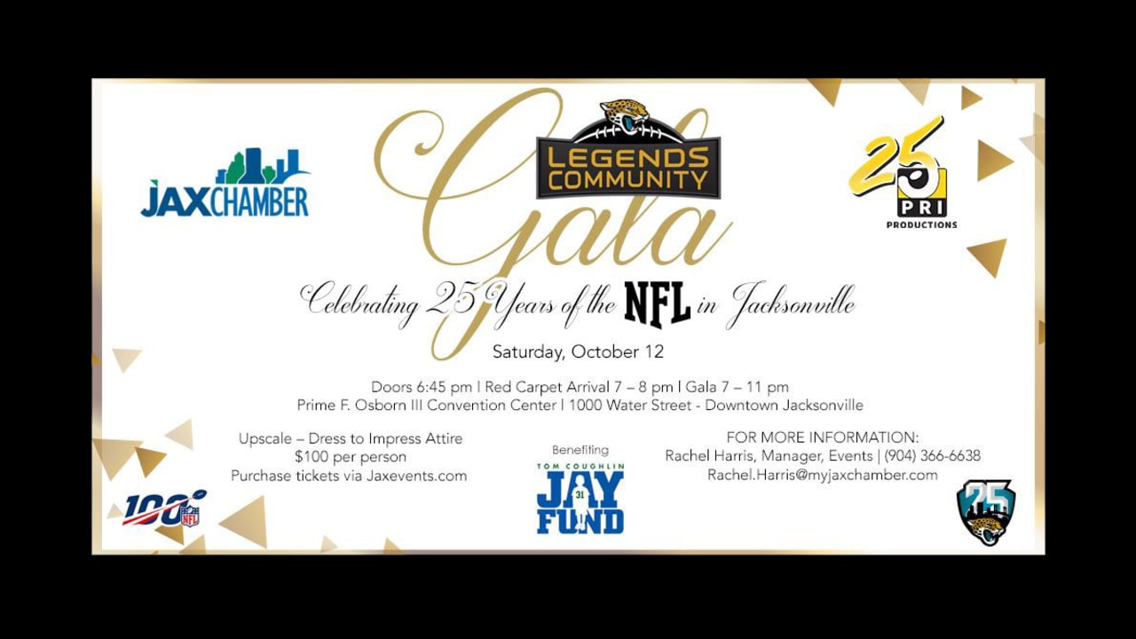 NFL Legends Gala  2019 marks the 25th anniversary of the @Jaguars