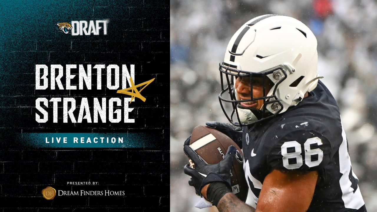 Jaguars draft Penn State TE Brenton Strange with No. 61 pick