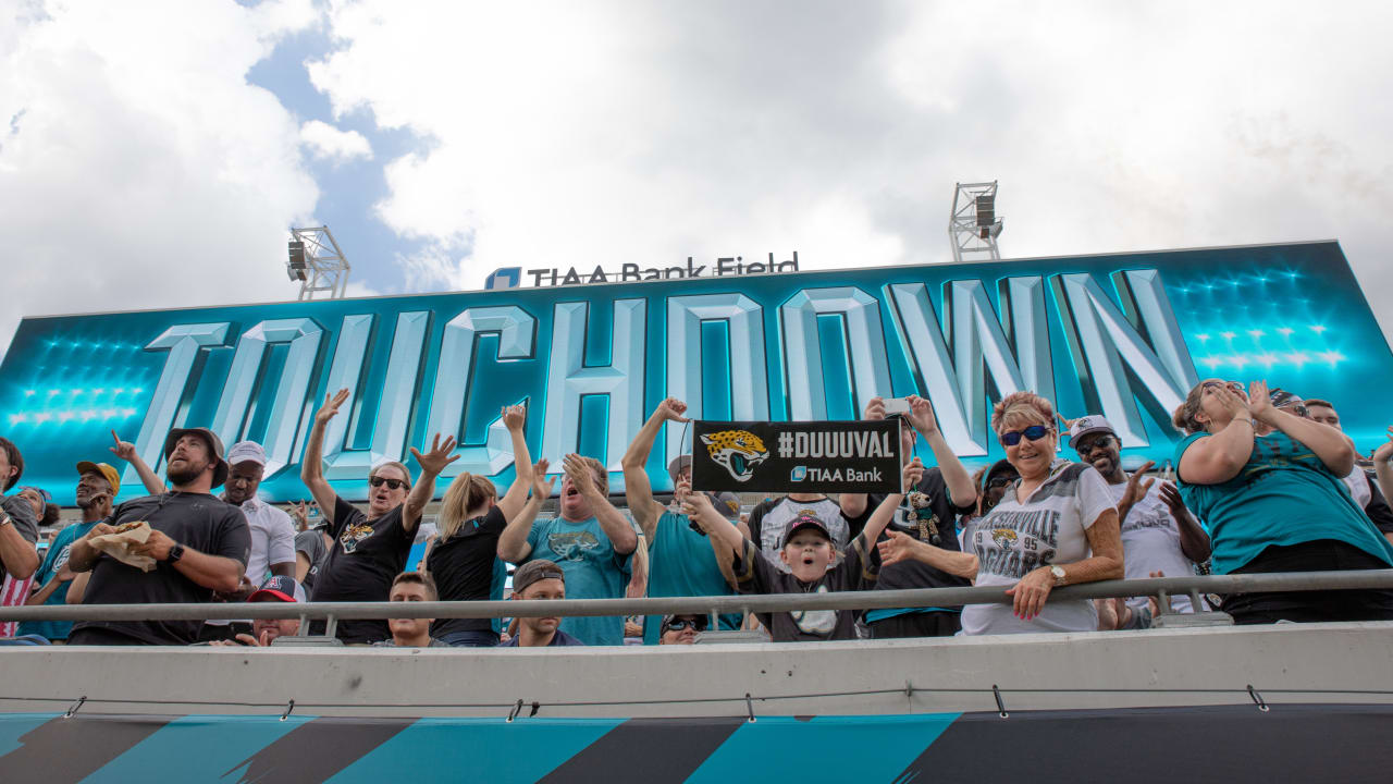 Tennessee Titans vs. Jacksonville Jaguars. Fans support on NFL