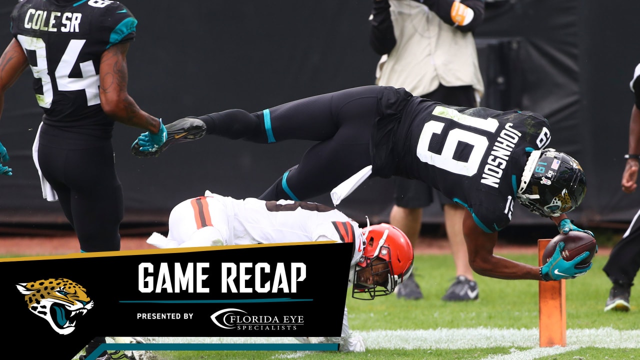 Browns survive late scare, hold on to beat Jaguars 27-25