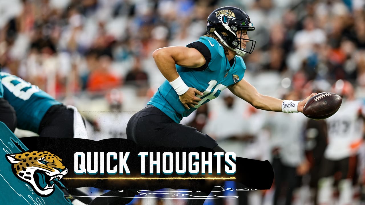 Jacksonville Jaguars Fall 23-13 To Browns in Preseason Opener As Lawrence  Makes NFL Debut - Sports Illustrated Jacksonville Jaguars News, Analysis  and More