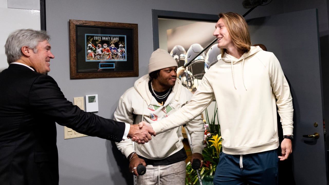 Trevor Lawrence 'really relieved' by Jaguars' hire of former NFL QB Doug  Pederson: 'Everybody's excited'