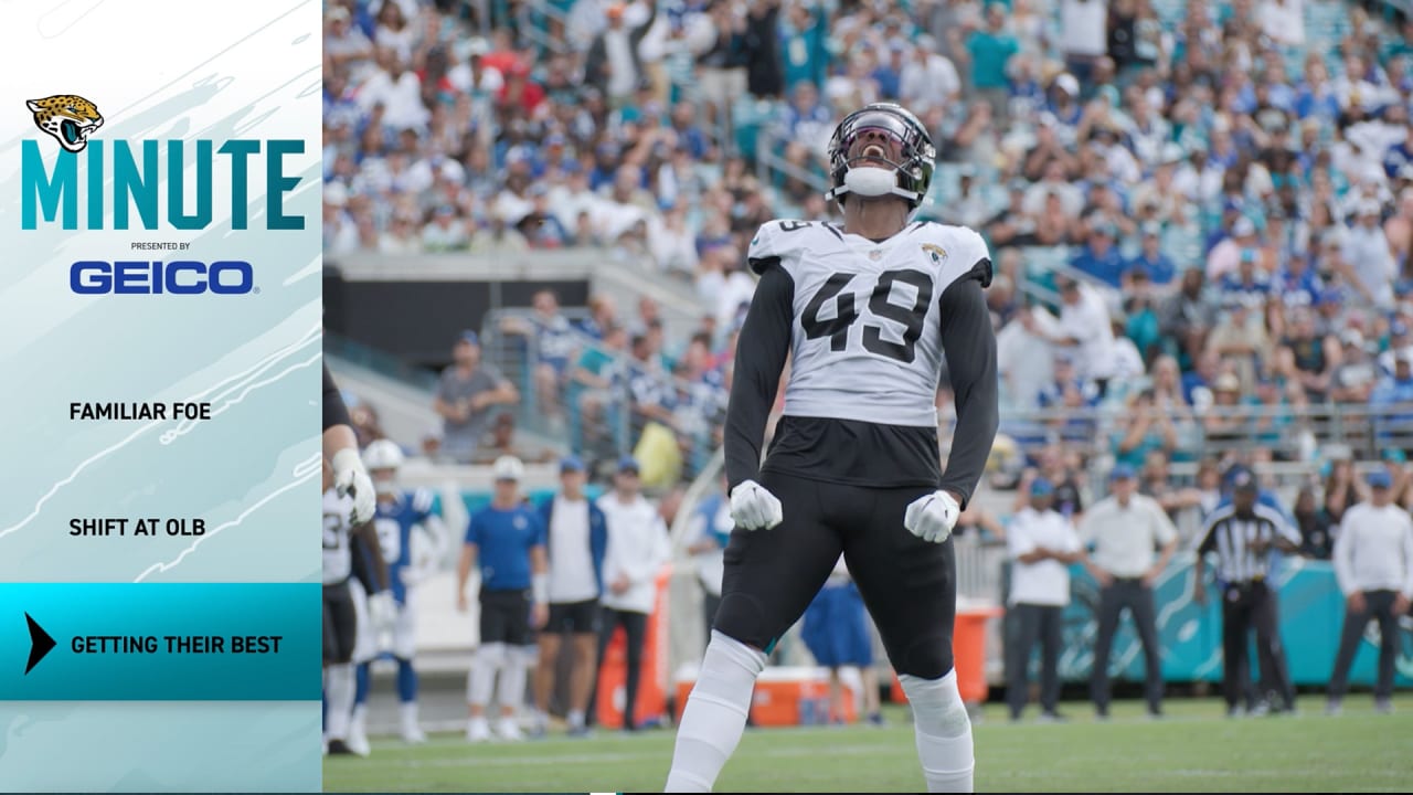 Jacksonville Jaguars on X: Next man up! Catch up on the latest with Inside  a Minute. @GEICO