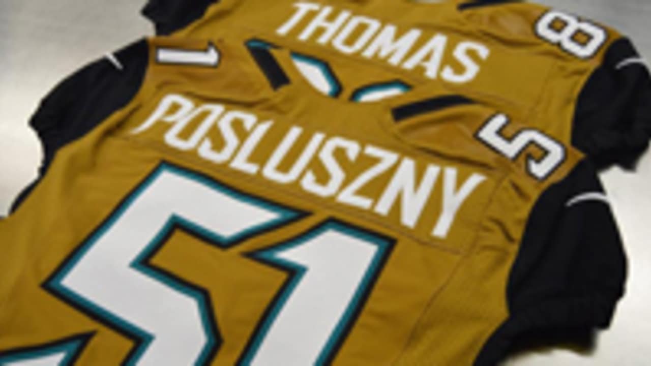 Autographed Jacksonville Jaguars Bold Gold jerseys available for auction