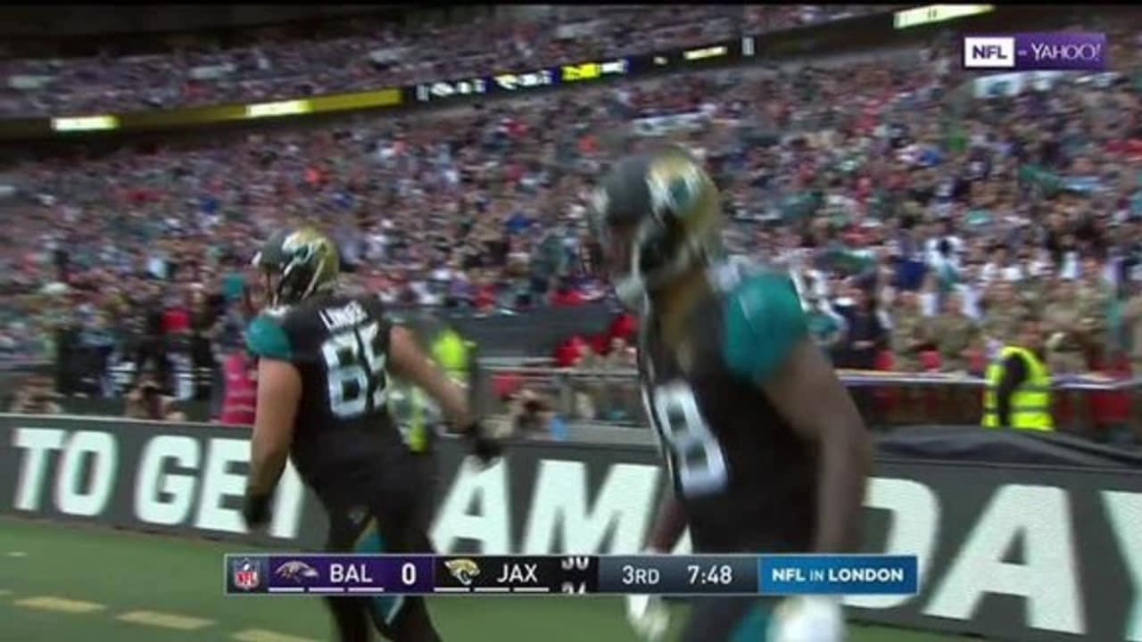 Jacksonville Jaguars tight end Marcedes Lewis grabs 3rd TD of the game