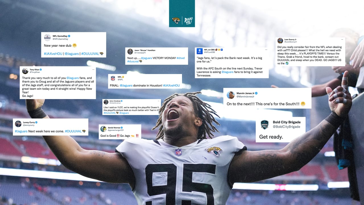 Twitter reacts to the Jacksonville Jaguars divisional victory against the Houston Texans