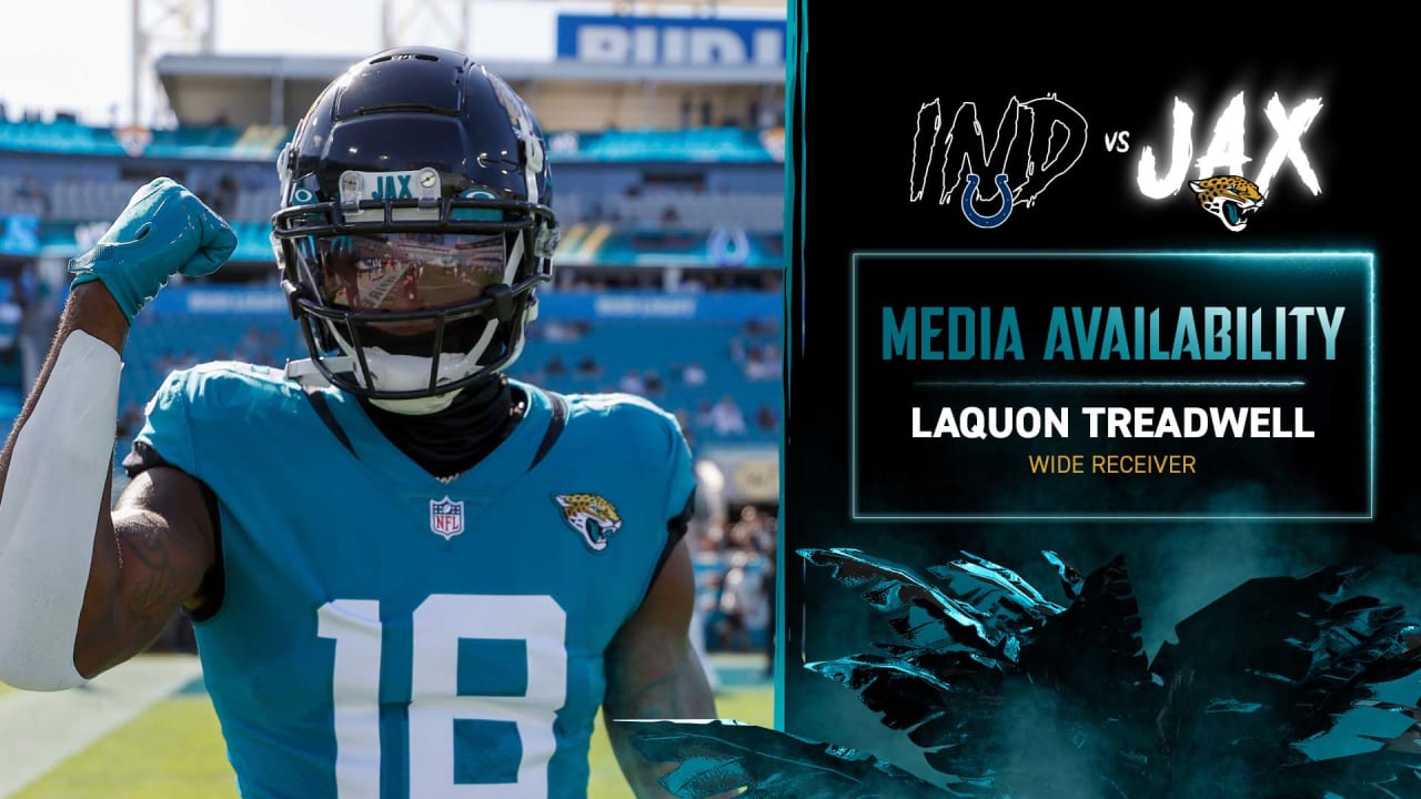 Seattle Seahawks wide receiver Laquon Treadwell (18) loosk on with