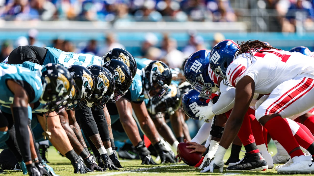 Giants stop Jaguars at 1-yard line for 23-17 win, get to 6-1