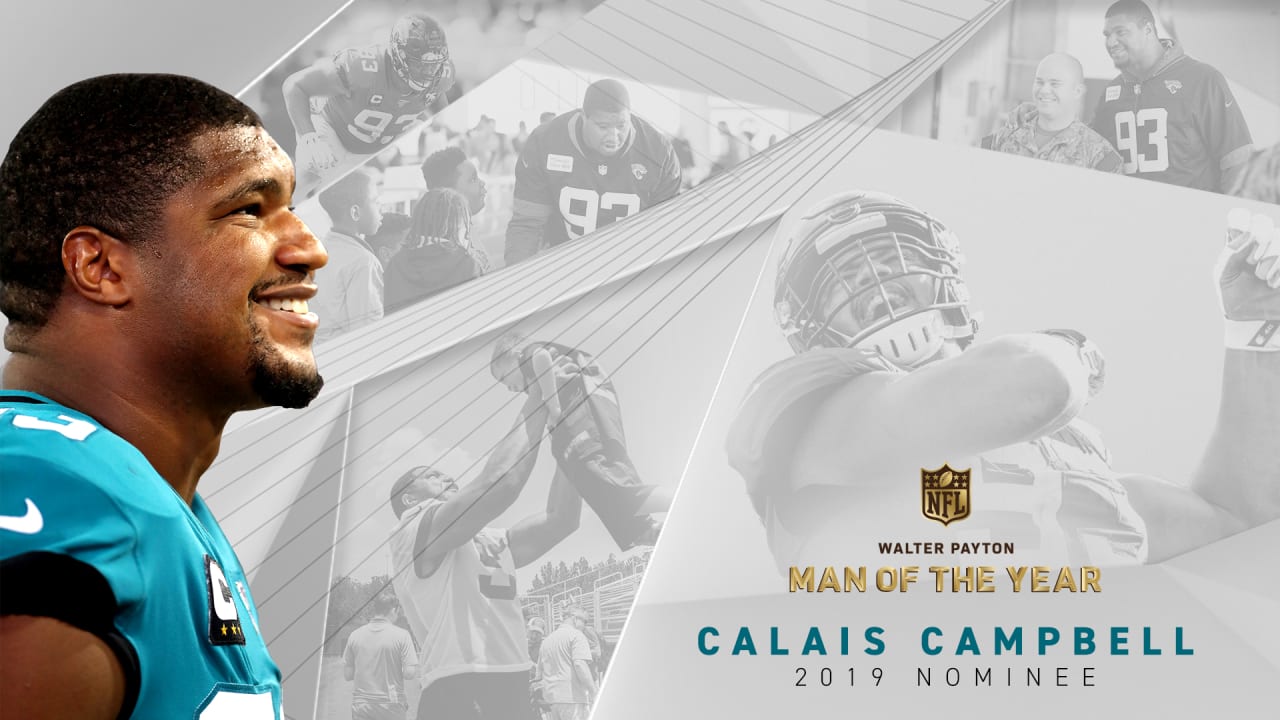 Calais Campbell named Jaguars' Nominee for Walter Payton NFL Man of the  Year Award presented by Nationwide