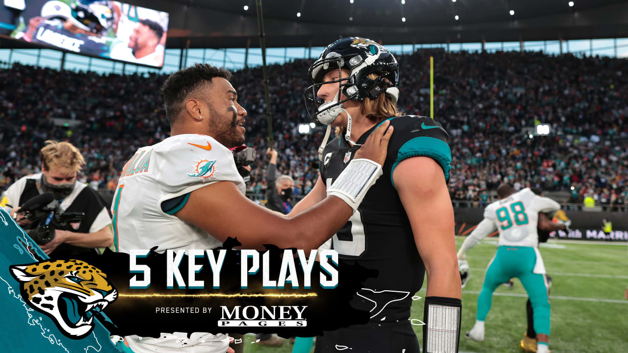 Jaguars get first win of the season in London, defeat Dolphins 23