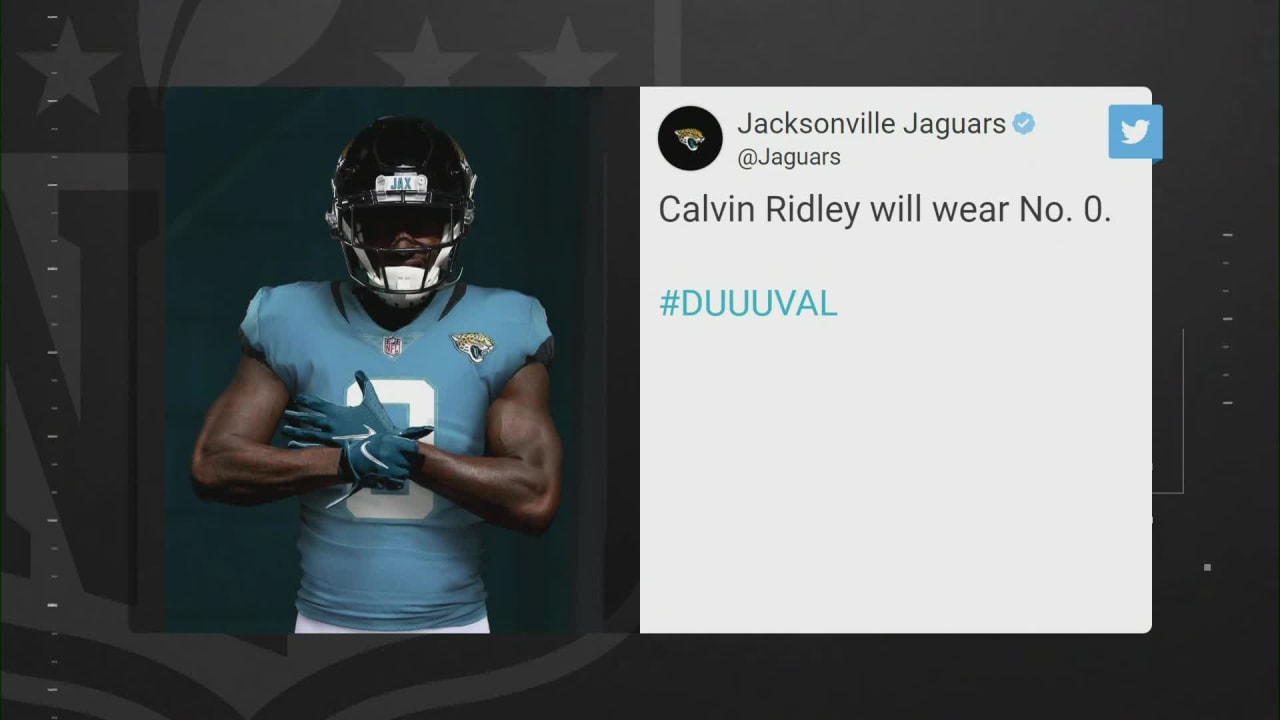 Jaguars Announce Calvin Ridley Will Wear Number No. 0 Jersey