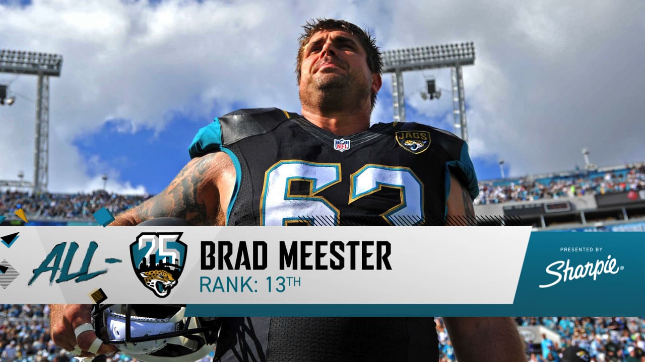 Jacksonville Jaguars offensive lineman Brad Meester by Rob…