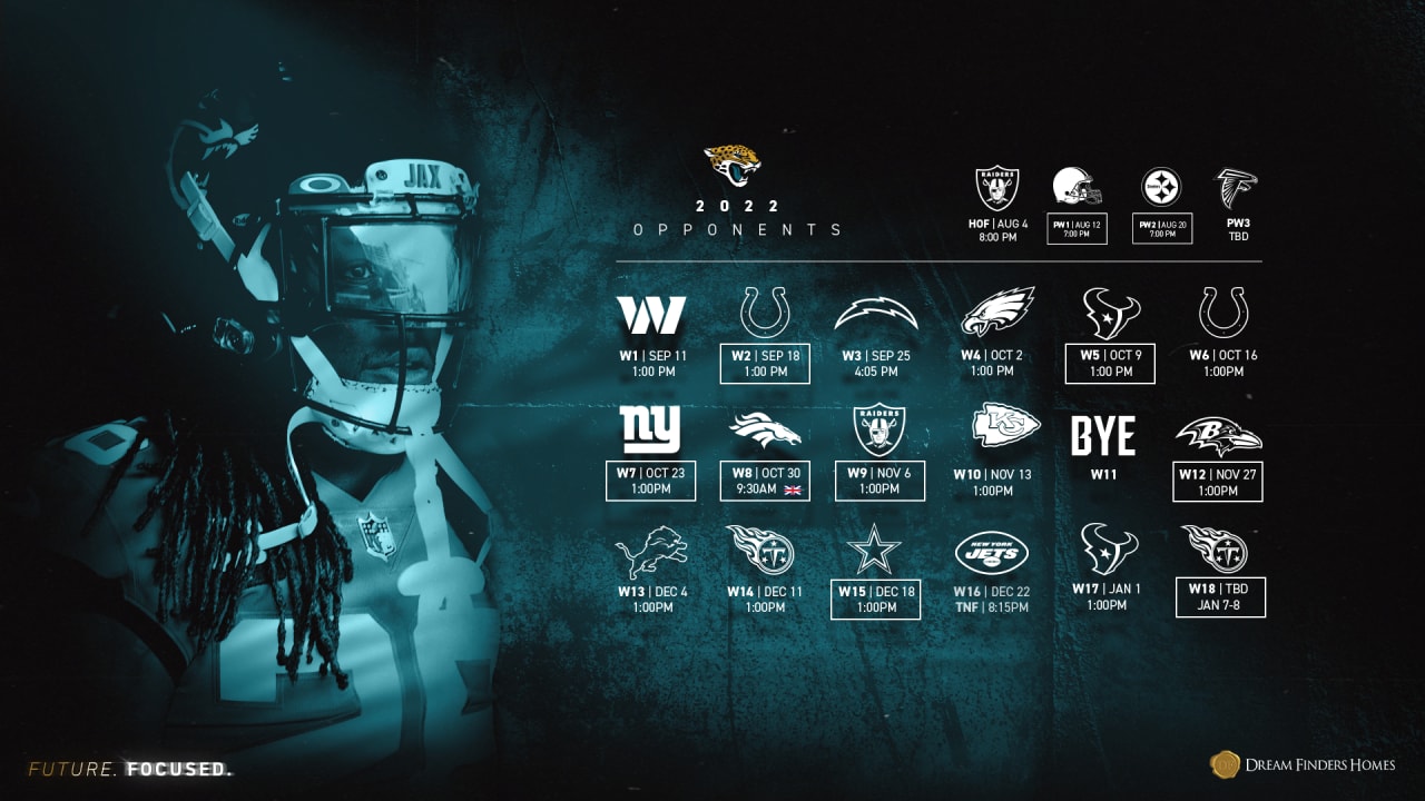 official jaguars 2022 schedule released