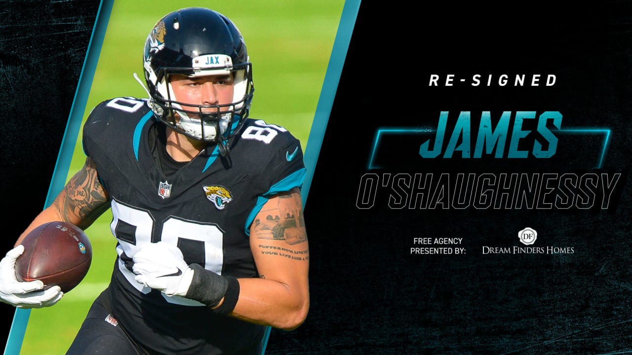 Jaguars ReSign Tight End James O’Shaughnessy