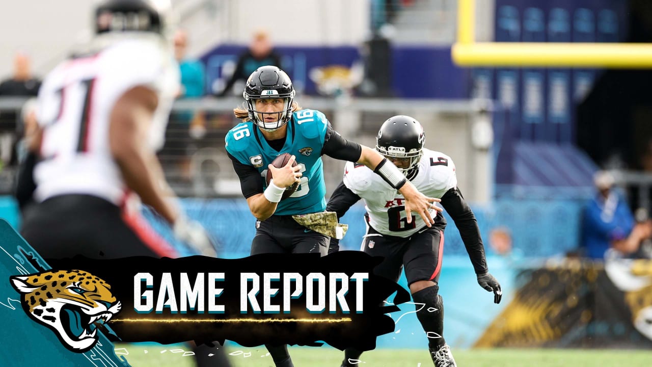 November 28, 2021 - Jacksonville, FL, U.S: Jacksonville Jaguars linebacker  Josh Allen (41) during 1st half NFL football game between the Atlanta  Falcons and the Jacksonville Jaguars at TIAA Bank Field in