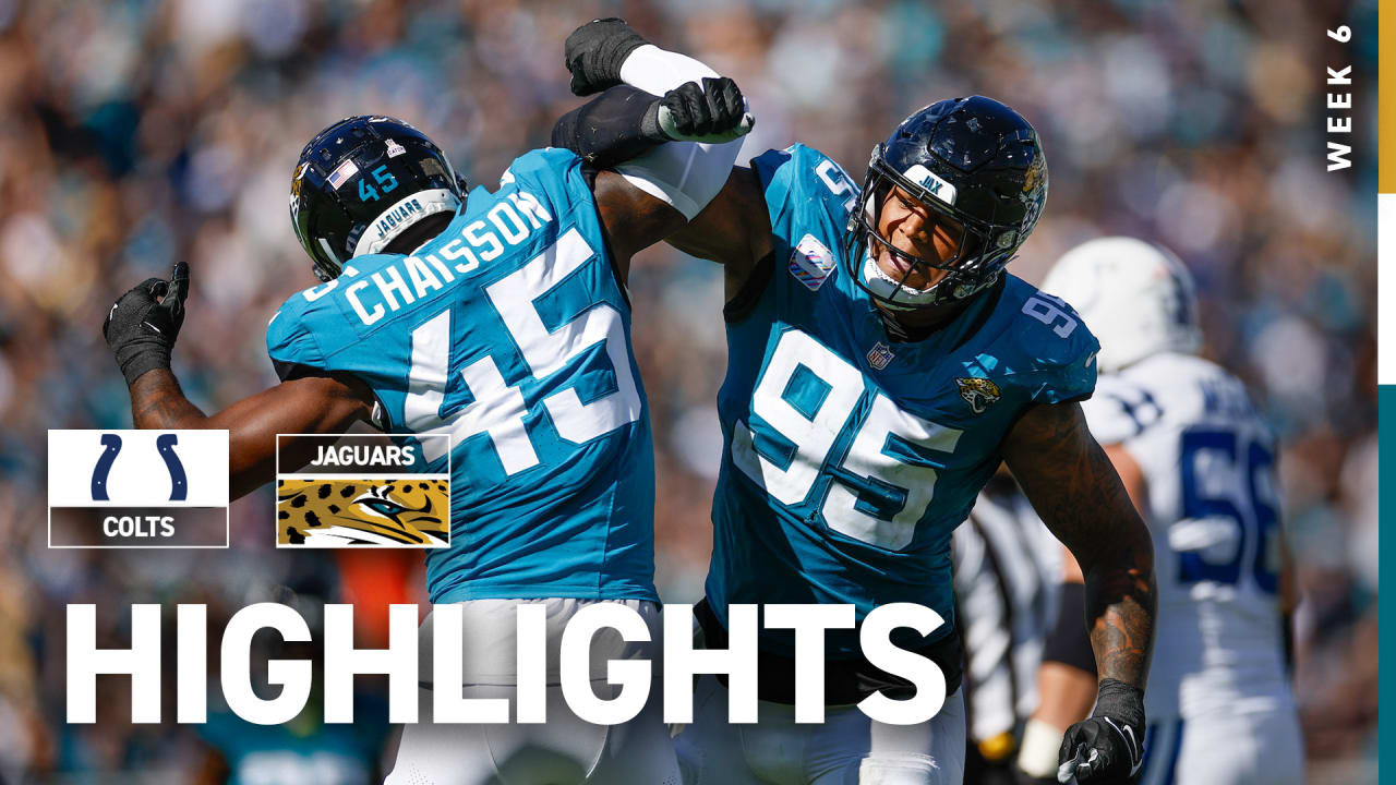 HIGHLIGHTS Jaguars' Top Plays vs. Colts Week 6