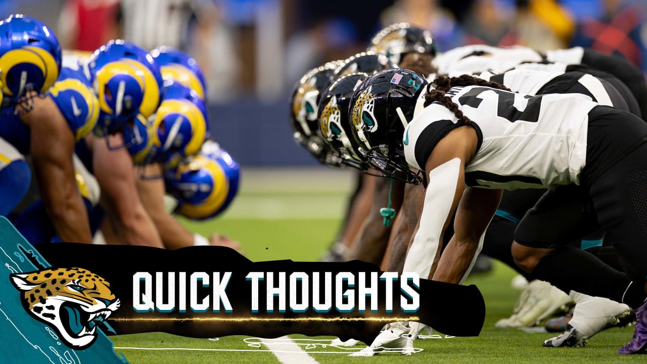 Quick thoughts: Rams 37, Jaguars 7
