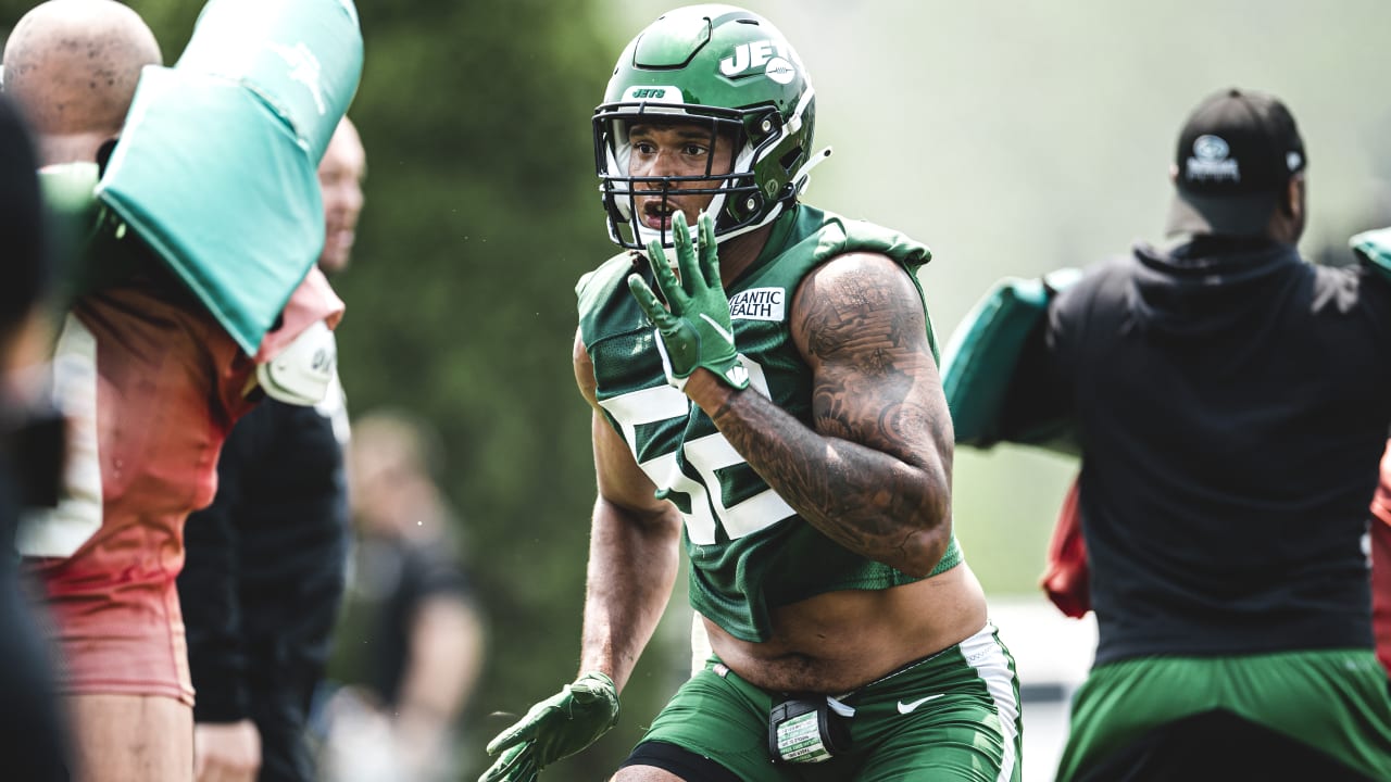 New number, more muscle for Jets' Jermaine Johnson as he's looking