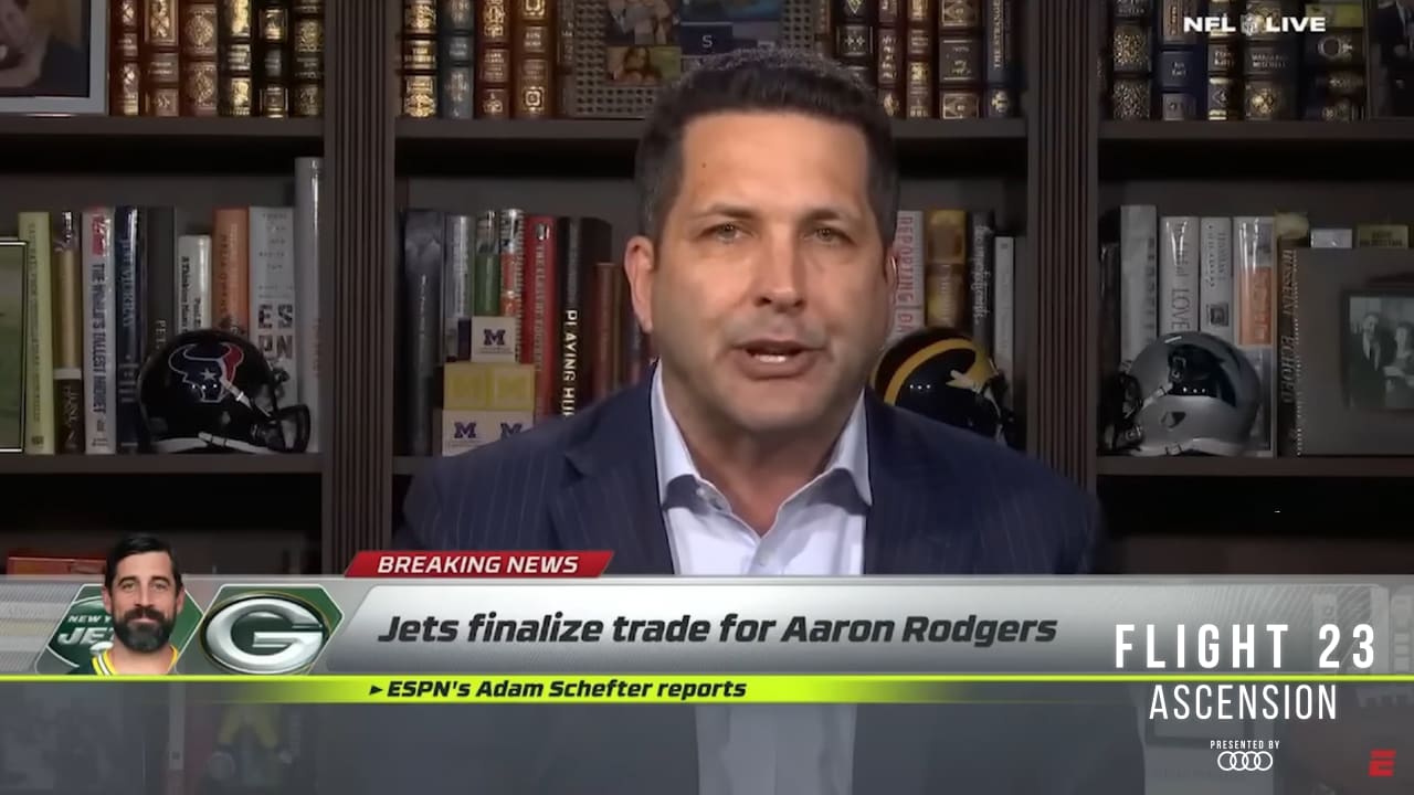 Jets Introduce Aaron Rodgers at News Conference After Trade - The