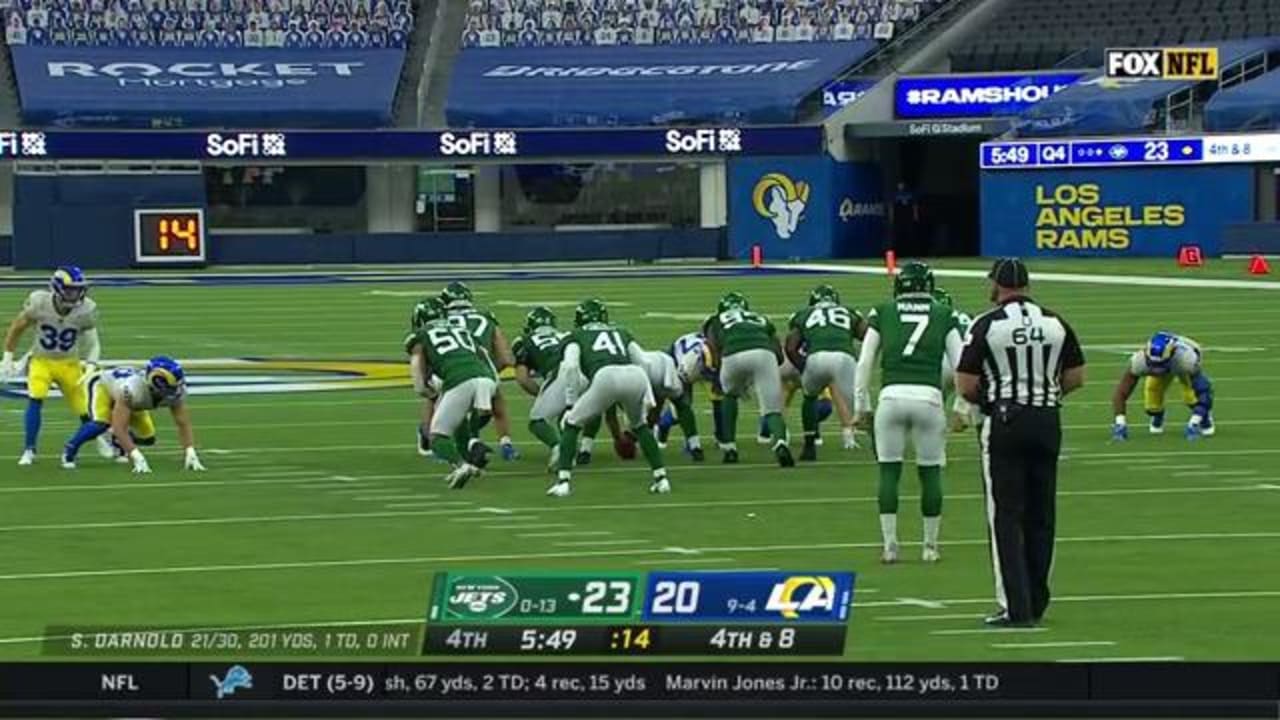 New York Jets punter Braden Mann on game saving tackle vs. Los